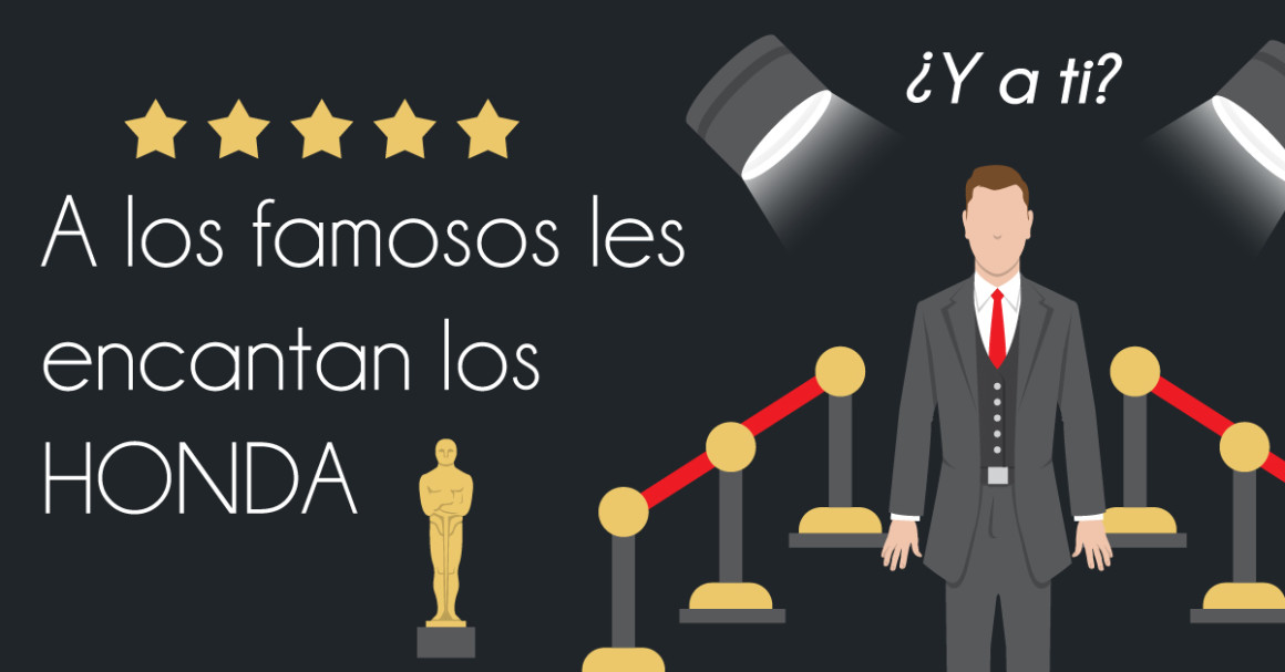 Famosos que aman los autos Honda