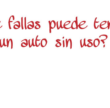 Autos sin uso