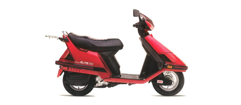  Honda Elite  , el scooter retro con actitud