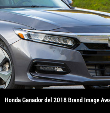 Honda Ganador del 2018 Brand Image Awards