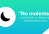 No molestar